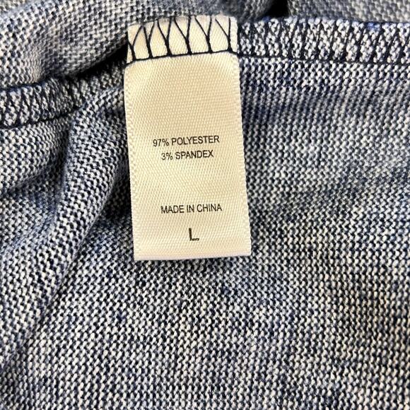 The Original Muk Luks Navy Blue Marled Super Soft Henley Top - Picture 5 of 5